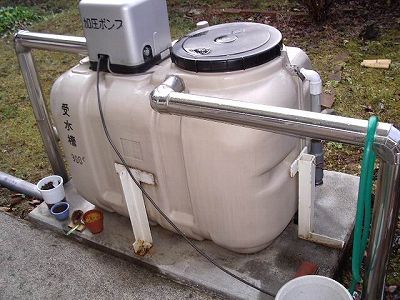 加圧ポンプ付き　受水槽